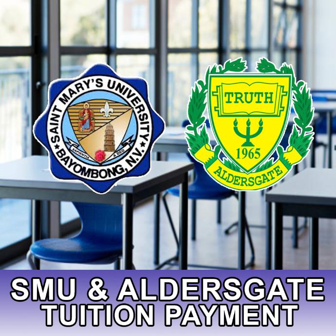SMU & Aldersgate Tuition Payment